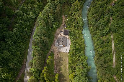 Luftaufnahme 3 Haus Gamsblick-Apartment