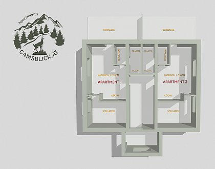 Plan Apartment 1 und 2