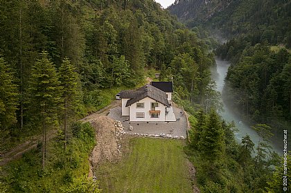 Luftaufnahme Haus Gamsblick-Apartment 2